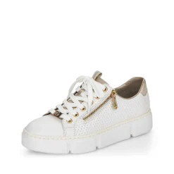 Outlet Women'S Sneaker Low Pearl White Ladies Sneakers