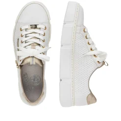 Outlet Women'S Sneaker Low Pearl White Ladies Sneakers
