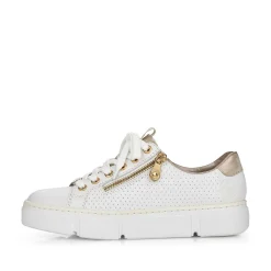 Outlet Women'S Sneaker Low Pearl White Ladies Sneakers