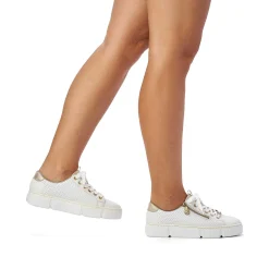 Outlet Women'S Sneaker Low Pearl White Ladies Sneakers