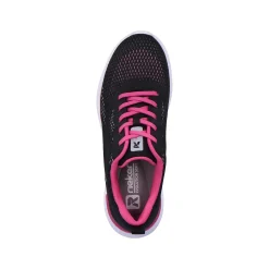 Sale Women'S Sneaker Low Urban Black Flamingo Pink Ladies Sneakers