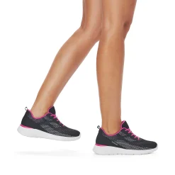 Sale Women'S Sneaker Low Urban Black Flamingo Pink Ladies Sneakers