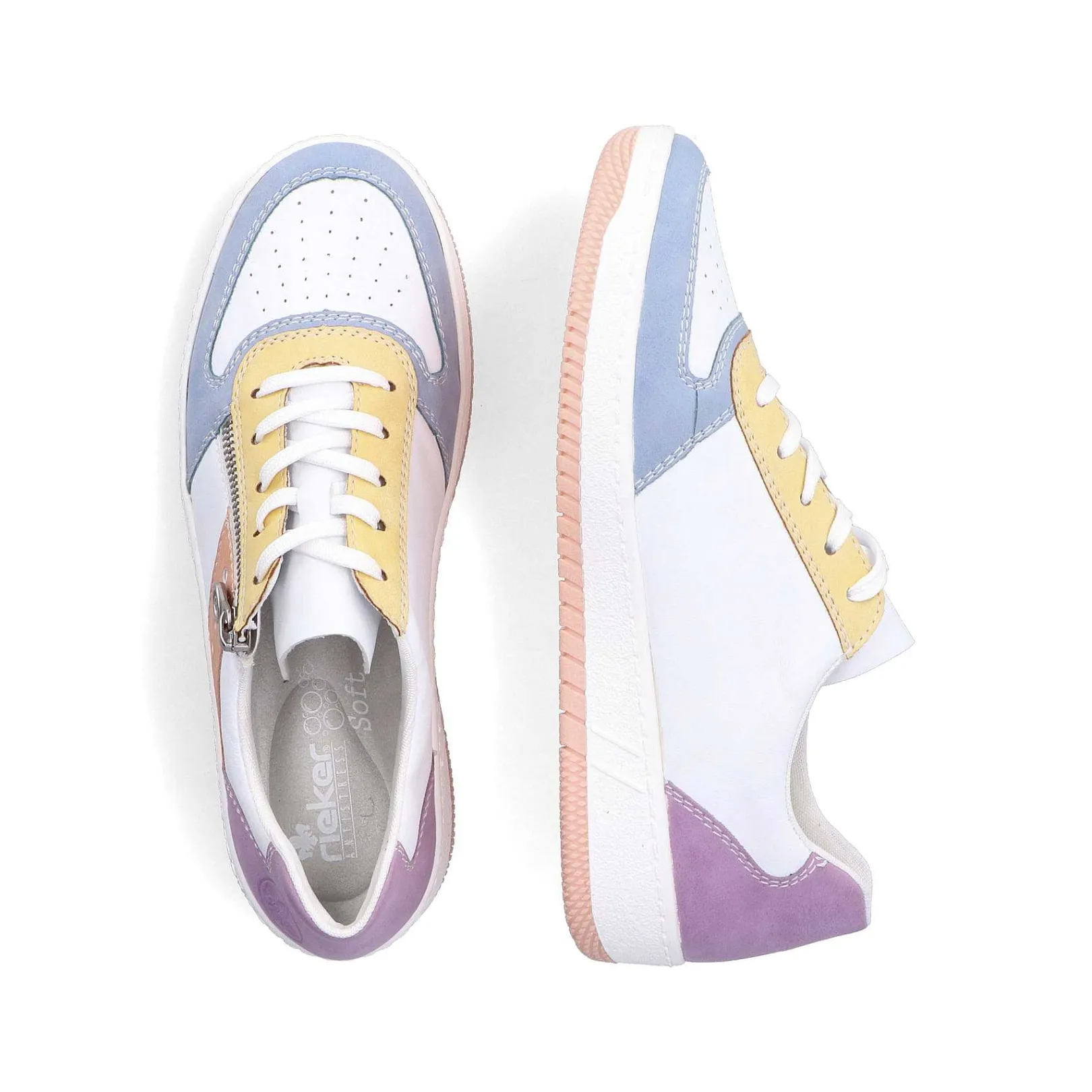 Best Women'S Sneaker Low White-Colorful Ladies Colorful Styles