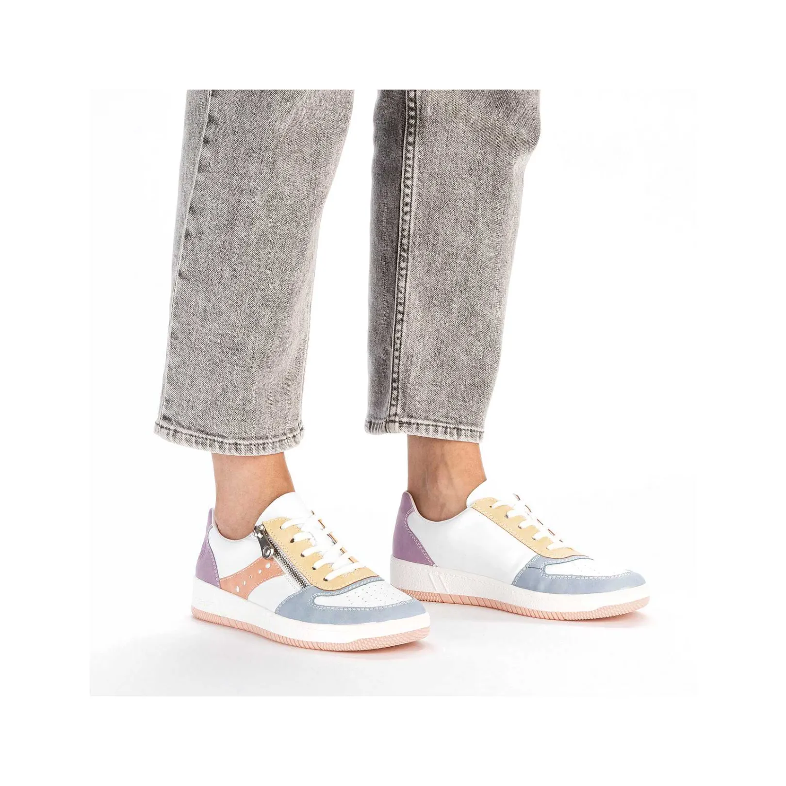 Best Women'S Sneaker Low White-Colorful Ladies Colorful Styles