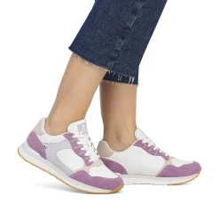 Clearance Women'S Sneaker Low Lilac Pearl-White Ladies Colorful Styles