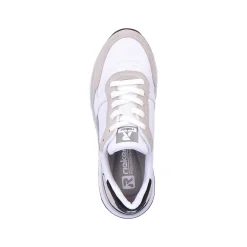 Discount Women'S Sneaker Low Swan-White Arctic-Grey Zebra Ladies Sneakers