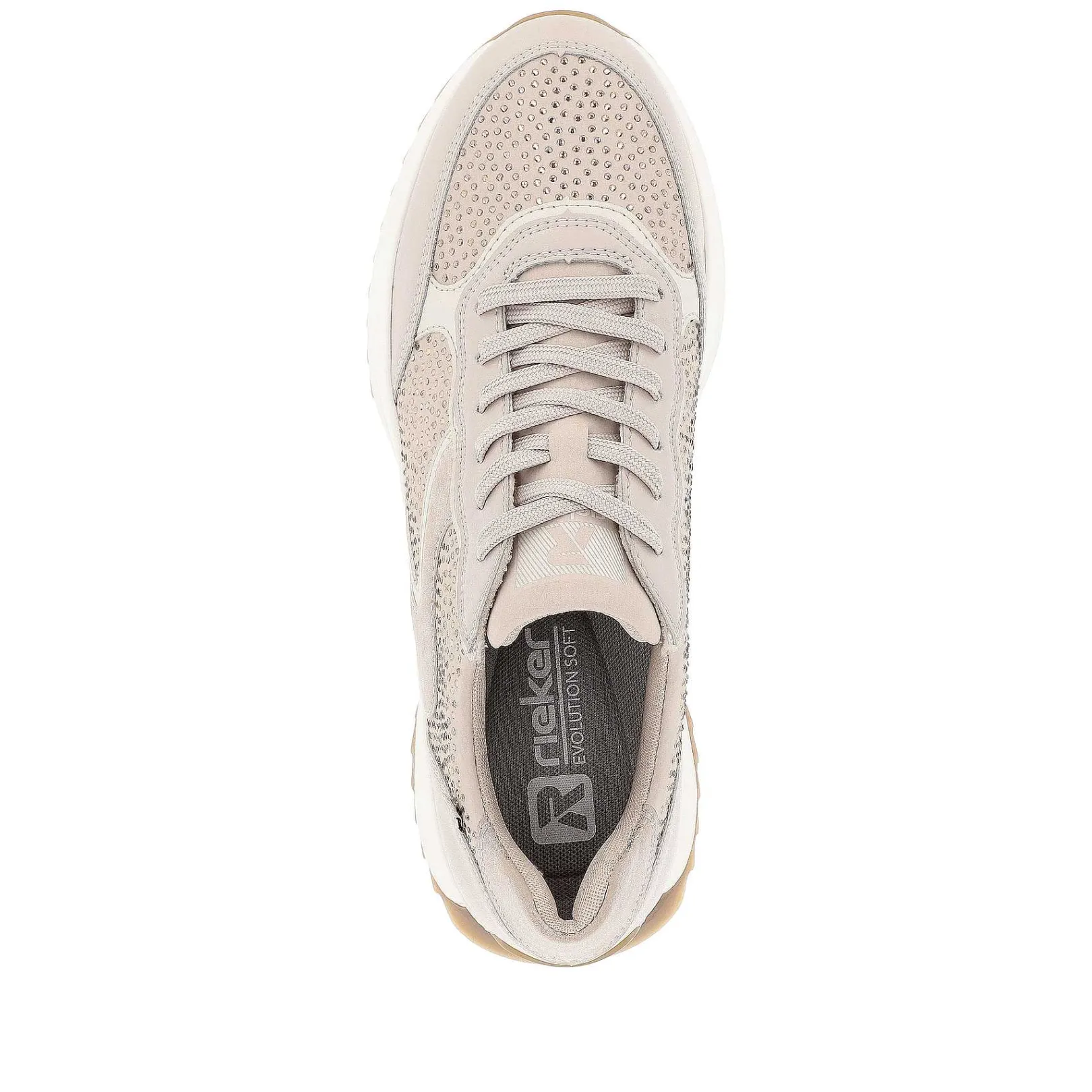 Clearance Women'S Sneaker Low Champagne Ladies Sneakers