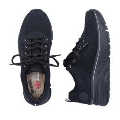 Clearance Women'S Sneaker Low Deep Black Ladies Sneakers