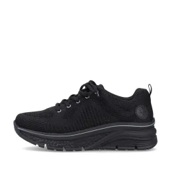 Clearance Women'S Sneaker Low Deep Black Ladies Sneakers