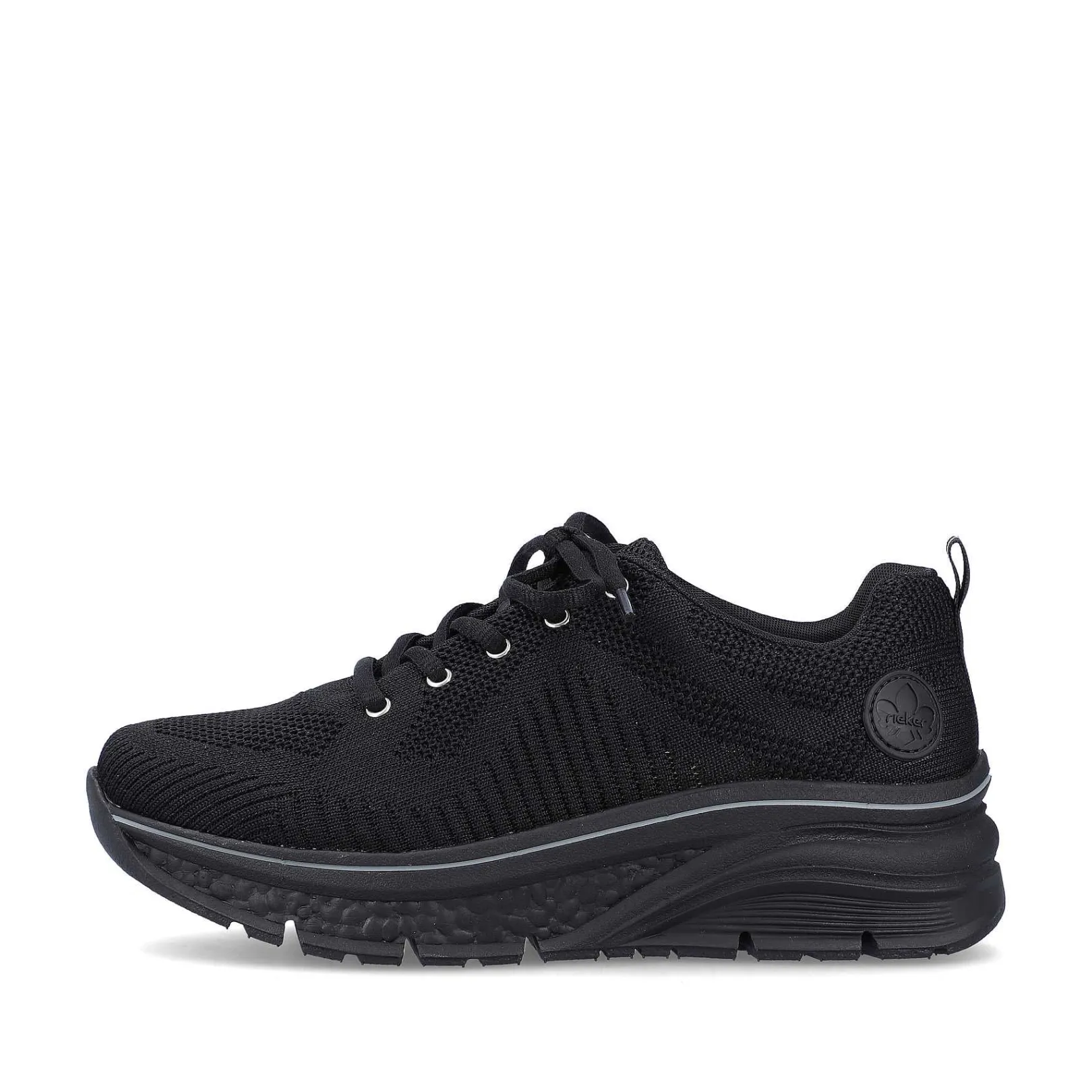 Clearance Women'S Sneaker Low Deep Black Ladies Sneakers