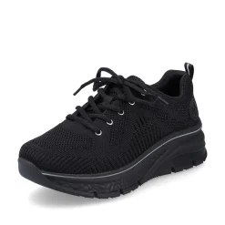 Clearance Women'S Sneaker Low Deep Black Ladies Sneakers