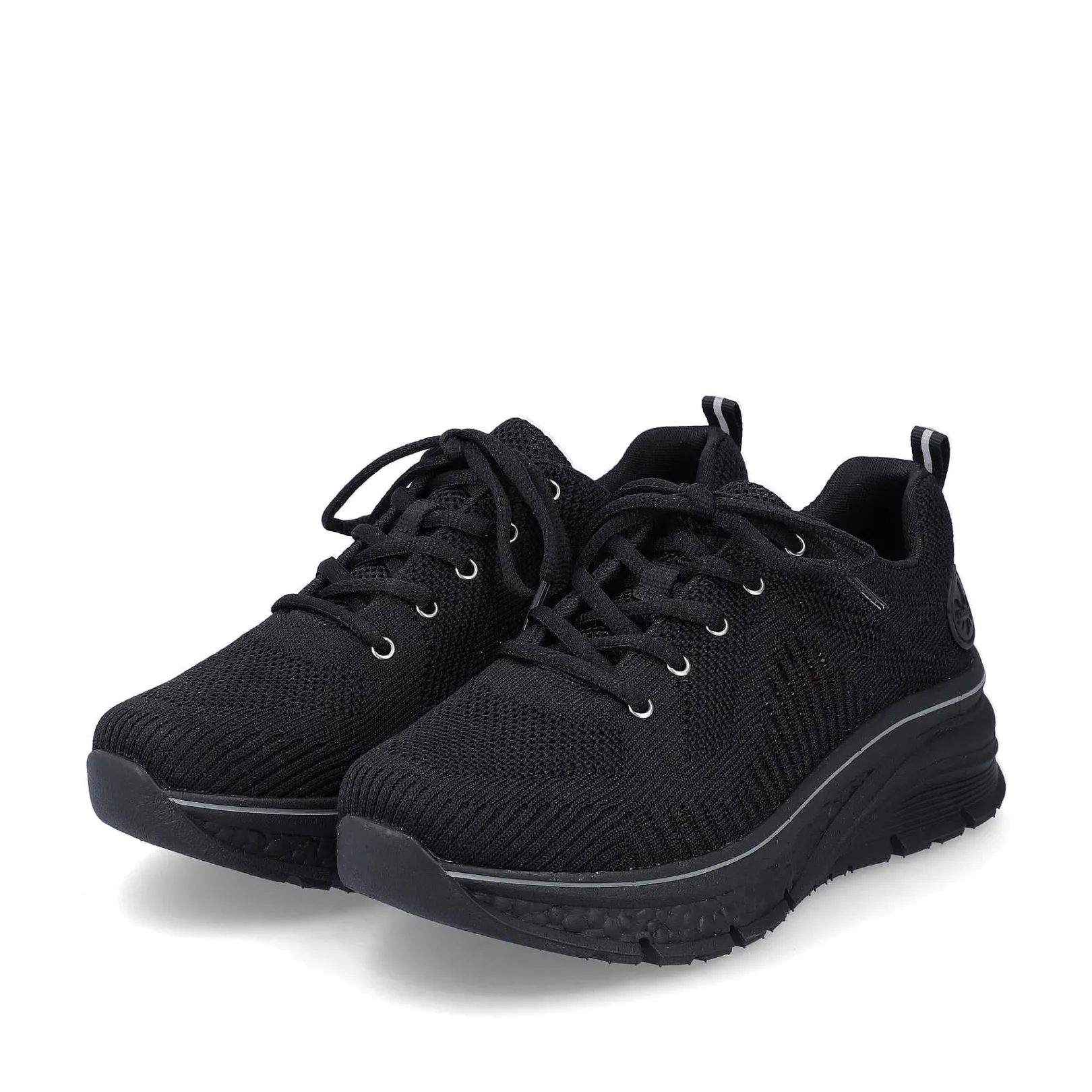 Clearance Women'S Sneaker Low Deep Black Ladies Sneakers