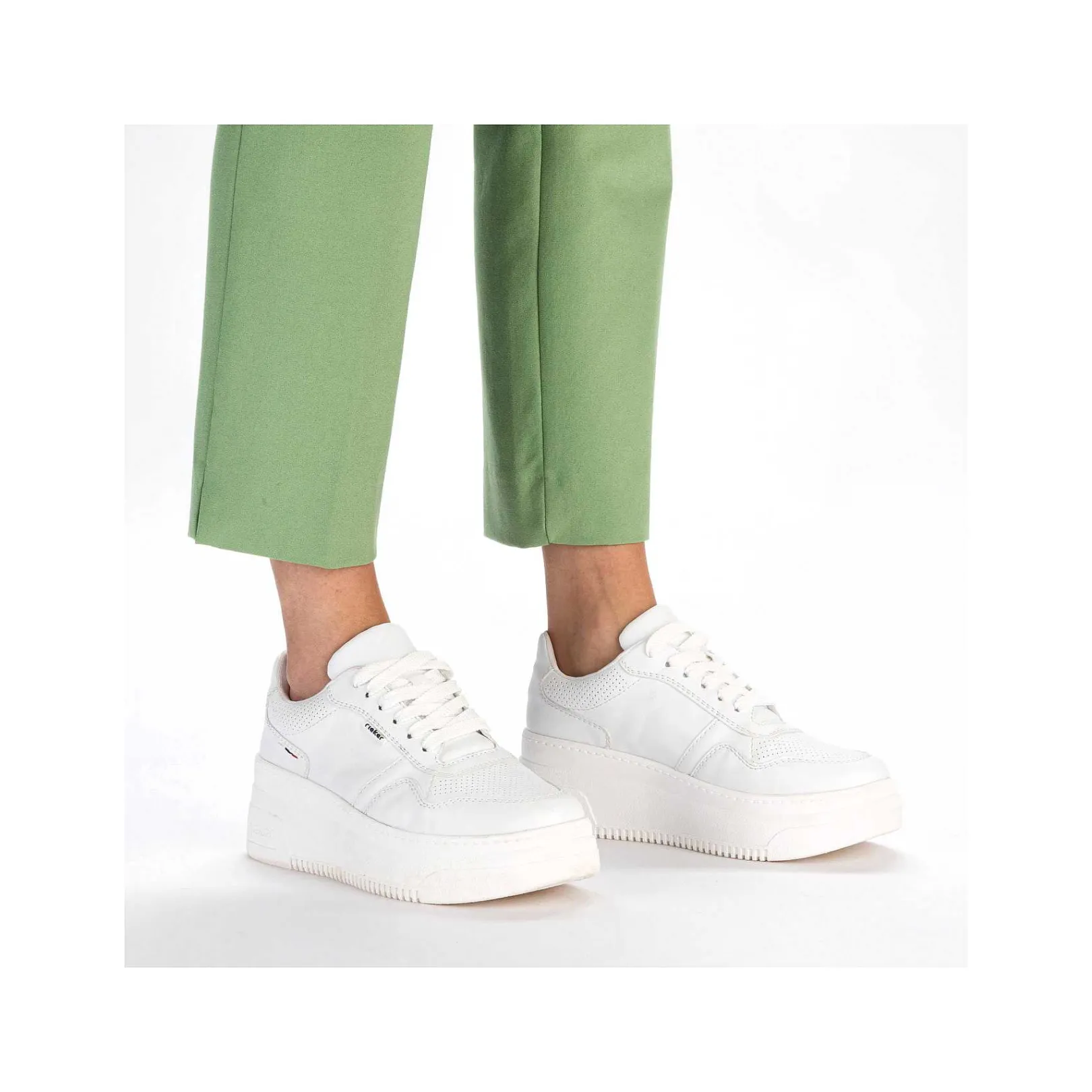 Discount Women'S Sneaker Low Crystal White Ladies Sneakers