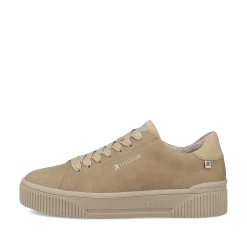Discount Women'S Sneaker Low Beige Brown Ladies Sneakers