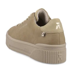 Discount Women'S Sneaker Low Beige Brown Ladies Sneakers
