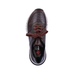 Clearance Women'S Sneaker Low Coffee Brown Ladies Sneakers