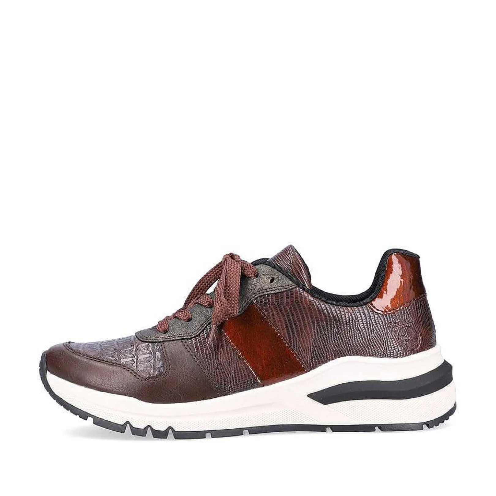 Clearance Women'S Sneaker Low Coffee Brown Ladies Sneakers