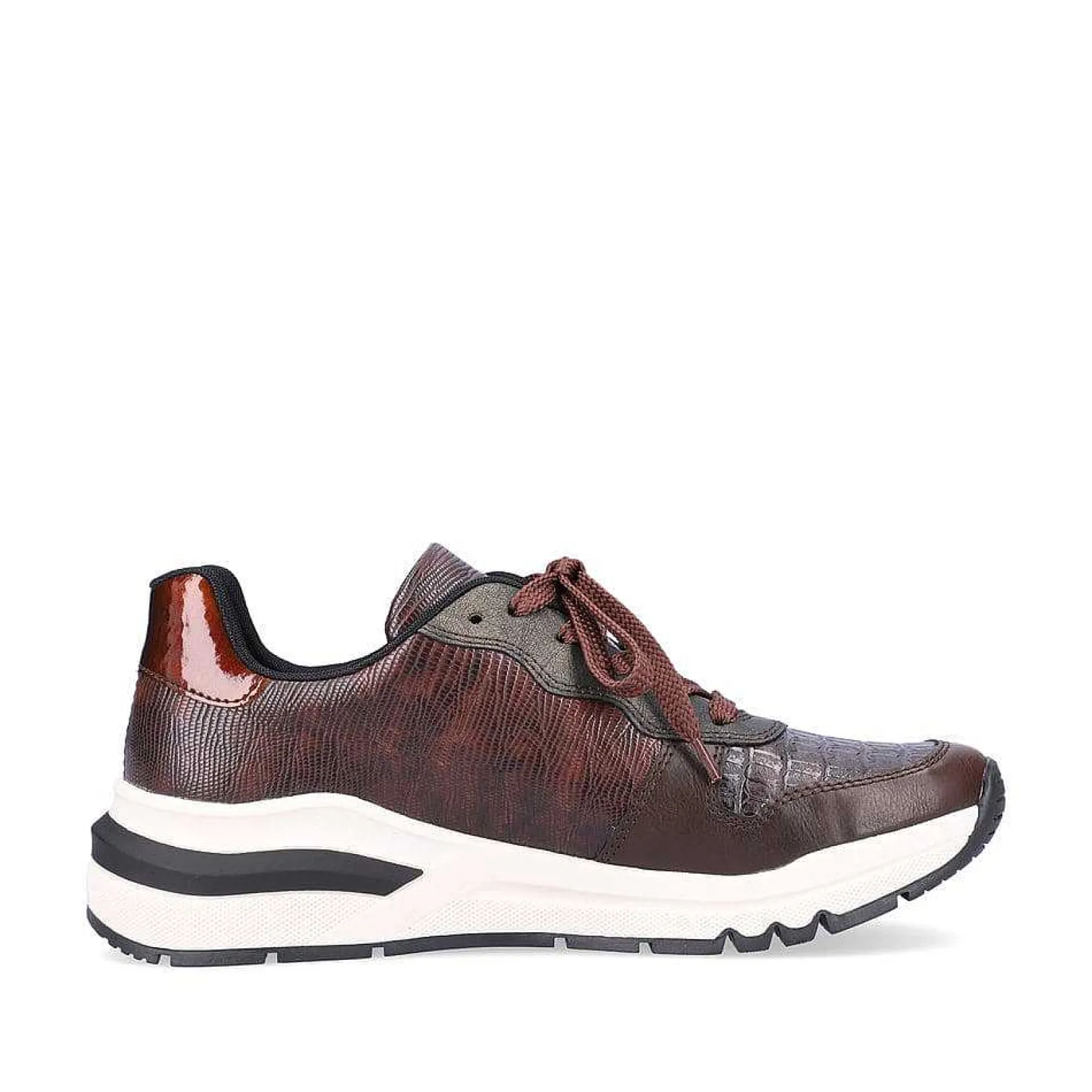 Clearance Women'S Sneaker Low Coffee Brown Ladies Sneakers