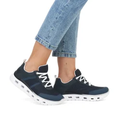 Best Women'S Sneaker Low Steel Blue Ladies Vegan