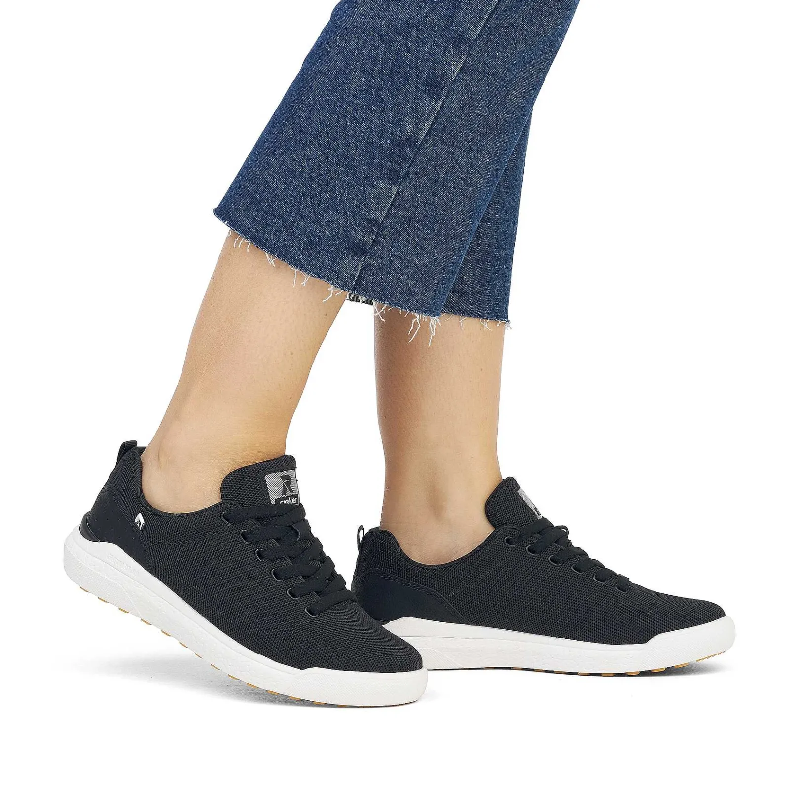 Outlet Women'S Sneaker Low Night Black Ladies Sneakers