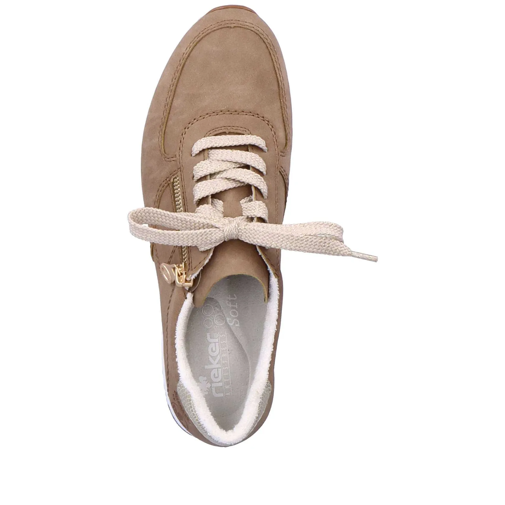 Sale Women'S Sneaker Low Nut Brown Ladies Sneakers