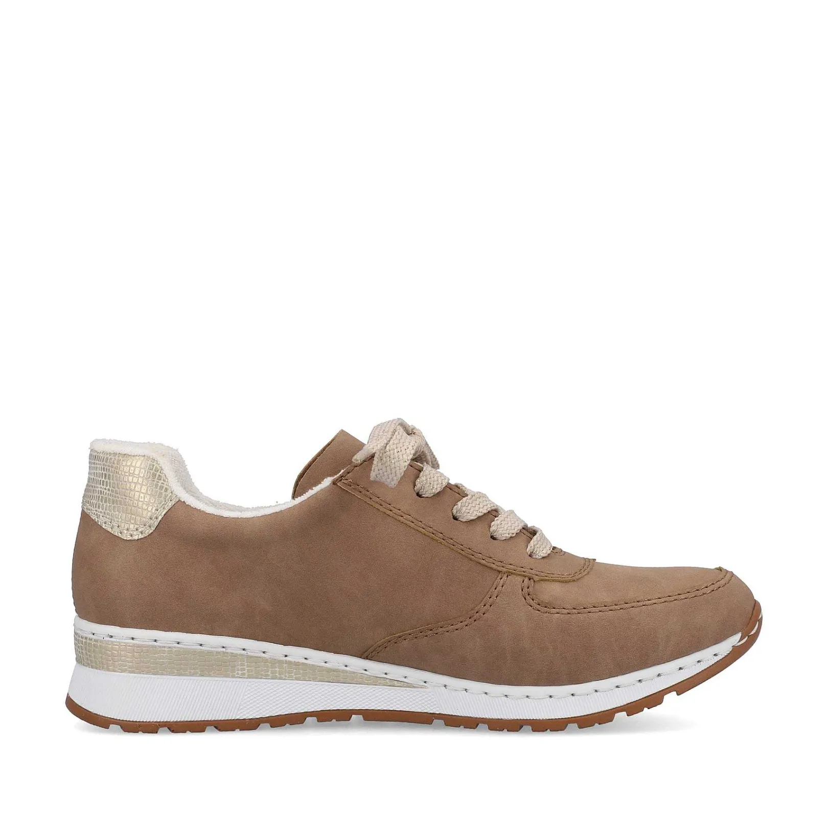Sale Women'S Sneaker Low Nut Brown Ladies Sneakers