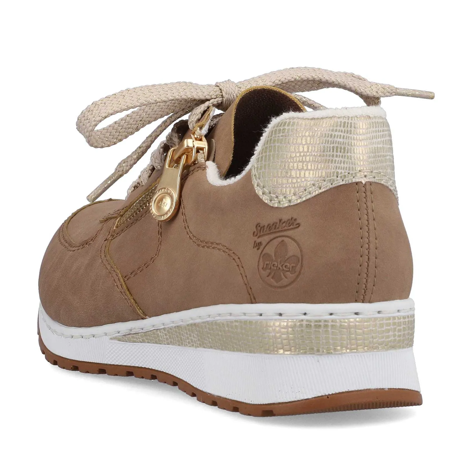 Sale Women'S Sneaker Low Nut Brown Ladies Sneakers