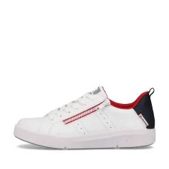 New Women'S Sneaker Low Snow-White True-Red Ladies Sneakers