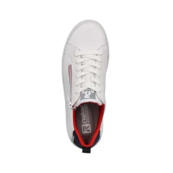 New Women'S Sneaker Low Snow-White True-Red Ladies Sneakers