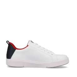 New Women'S Sneaker Low Snow-White True-Red Ladies Sneakers