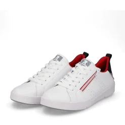 New Women'S Sneaker Low Snow-White True-Red Ladies Sneakers
