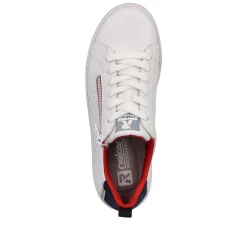 New Women'S Sneaker Low Snow-White True-Red Ladies Sneakers