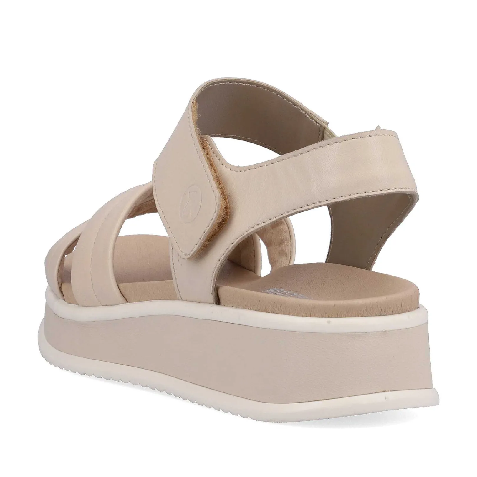Online Women'S Strappy Sandals Cream Beige Ladies Sandals & Sandals