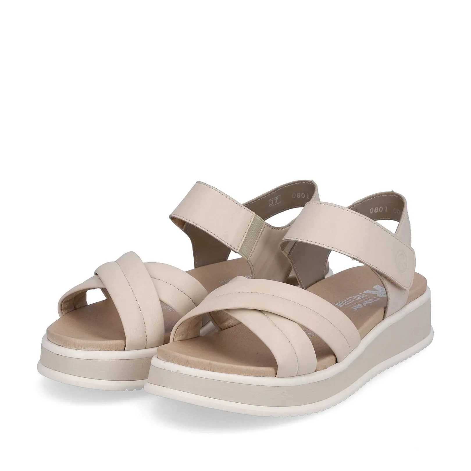 Online Women'S Strappy Sandals Cream Beige Ladies Sandals & Sandals