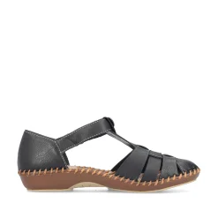 Hot Women'S Strappy Sandals Midnight Black Ladies Sandals & Sandals