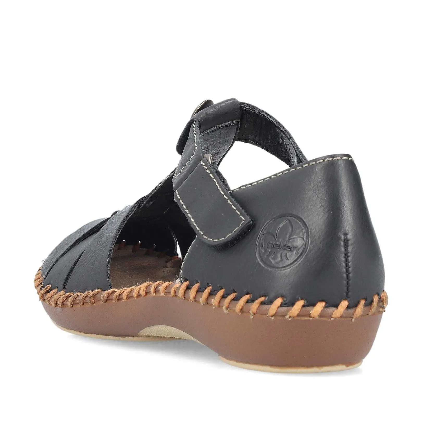 Hot Women'S Strappy Sandals Midnight Black Ladies Sandals & Sandals