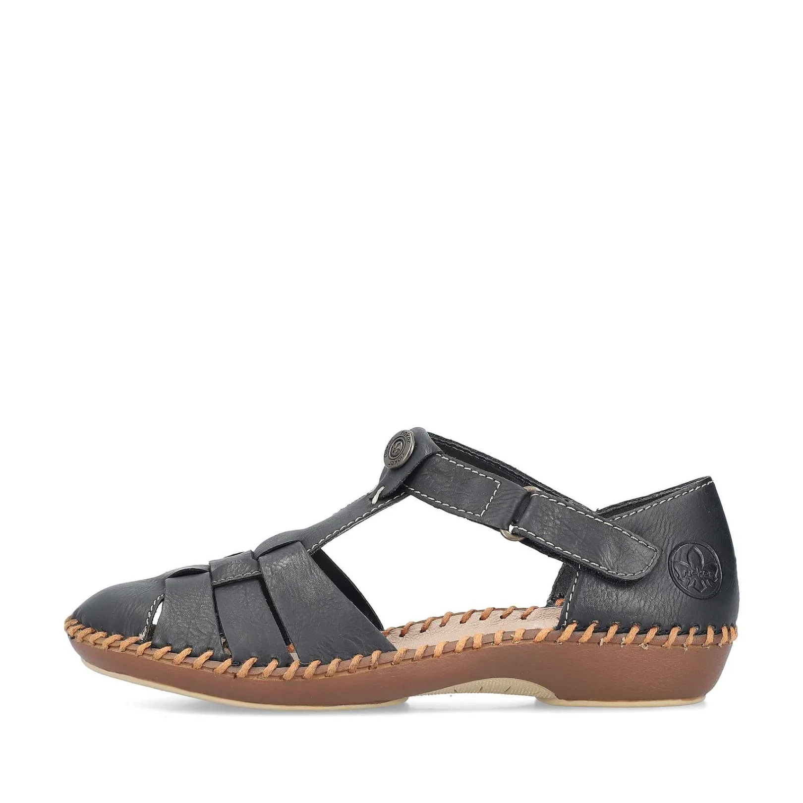 Hot Women'S Strappy Sandals Midnight Black Ladies Sandals & Sandals