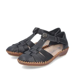 Hot Women'S Strappy Sandals Midnight Black Ladies Sandals & Sandals