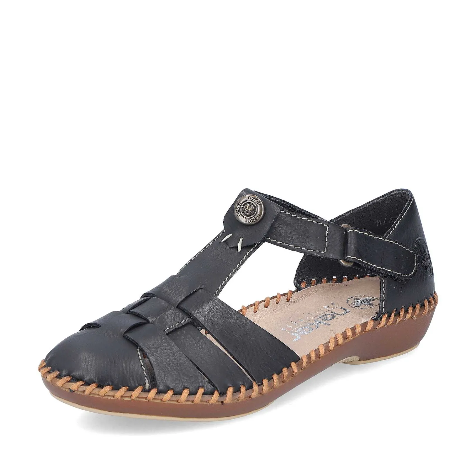 Hot Women'S Strappy Sandals Midnight Black Ladies Sandals & Sandals