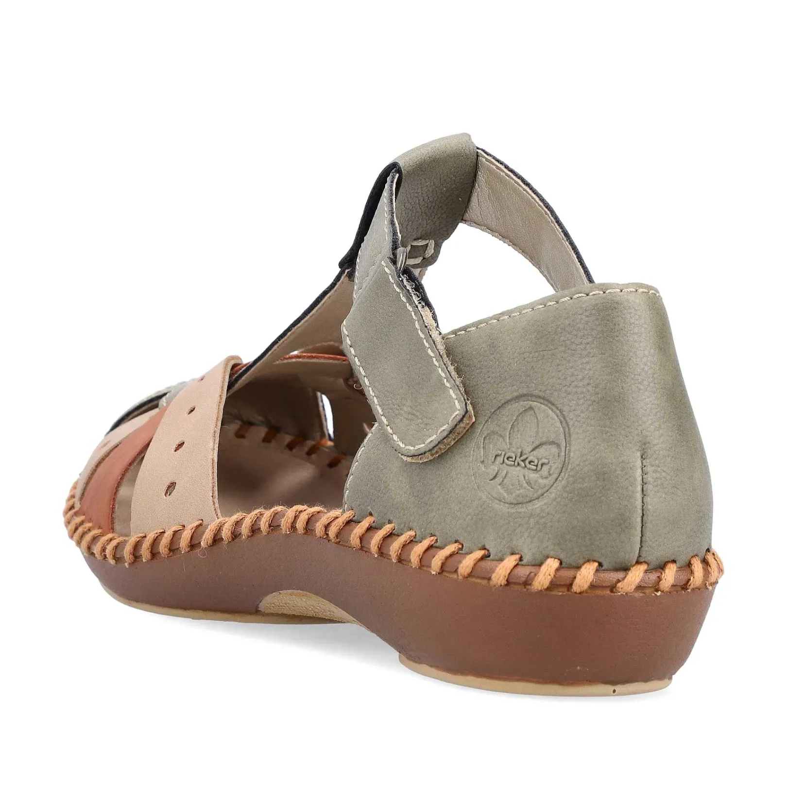 Discount Women'S Strappy Sandals Mint Green-Beige Ladies Sandals & Sandals