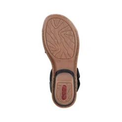 Outlet Women'S Strappy Sandals Night Black Ladies Sandals & Sandals