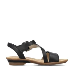 Outlet Women'S Strappy Sandals Night Black Ladies Sandals & Sandals