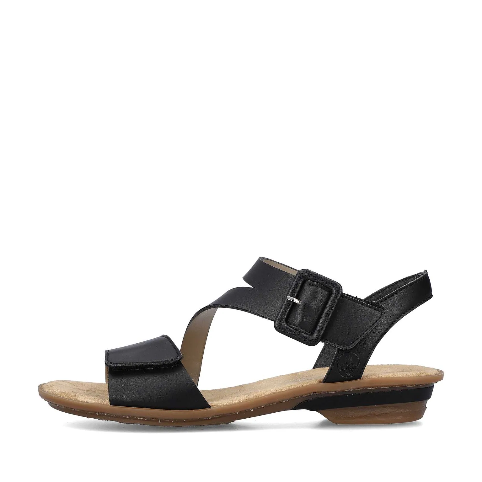 Outlet Women'S Strappy Sandals Night Black Ladies Sandals & Sandals