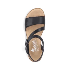 Outlet Women'S Strappy Sandals Night Black Ladies Sandals & Sandals