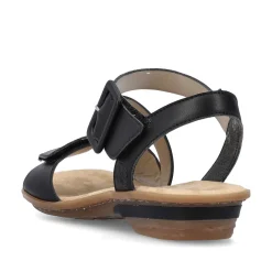 Outlet Women'S Strappy Sandals Night Black Ladies Sandals & Sandals