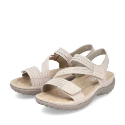 Outlet Women'S Strappy Sandals Light Beige Ladies Sandals & Sandals