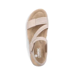 Outlet Women'S Strappy Sandals Light Beige Ladies Sandals & Sandals