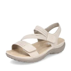 Outlet Women'S Strappy Sandals Light Beige Ladies Sandals & Sandals