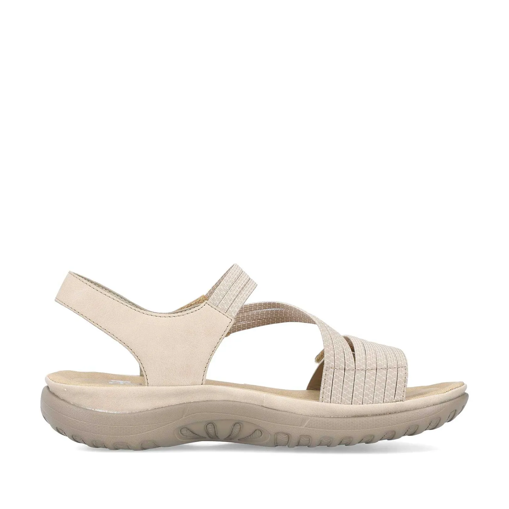 Outlet Women'S Strappy Sandals Light Beige Ladies Sandals & Sandals