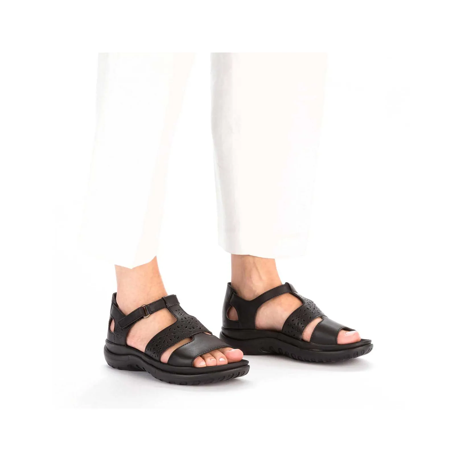 Best Women'S Strappy Sandals Glossy Black Ladies Sandals & Sandals